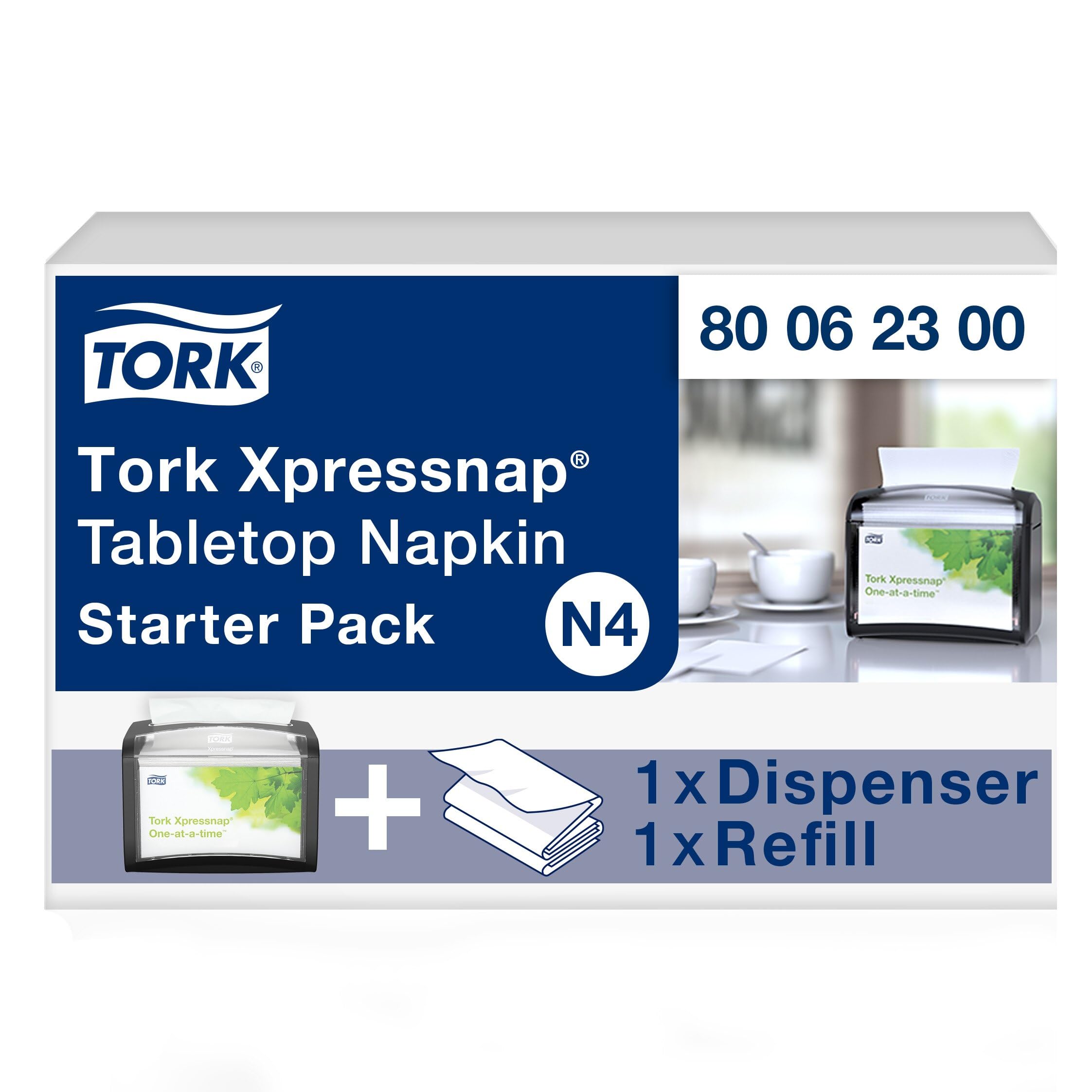 Amazon.com: Tork Xpressnap Tabletop Napkin System Starter Pack
